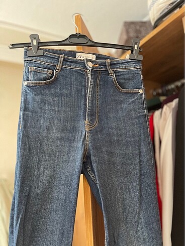 Zara skinny indigo koyu lacivert mükemmel saran jean pantolon