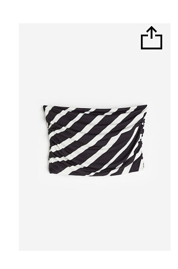 H&M straplez bluz