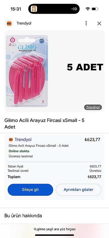 Diğer Glimo set