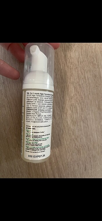 Beden Renk Splat köpük