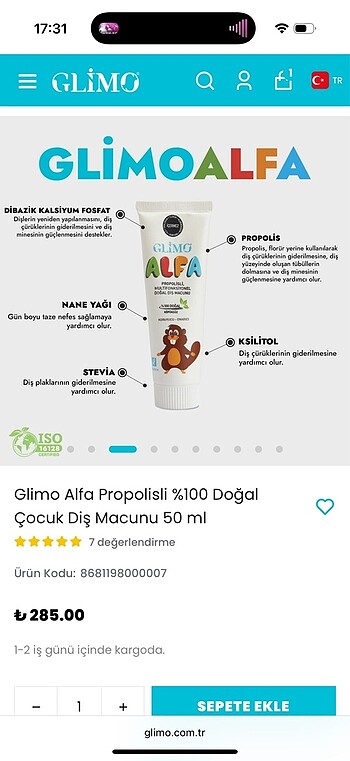 Glimo yutulabilir çocuk bakım
