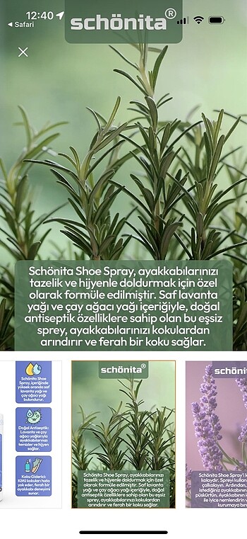 Beden Renk Ayak koku spreyi