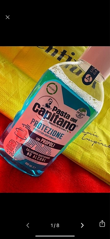 Pasta del capitano ağız bakım seti 9Çeşit ürün
