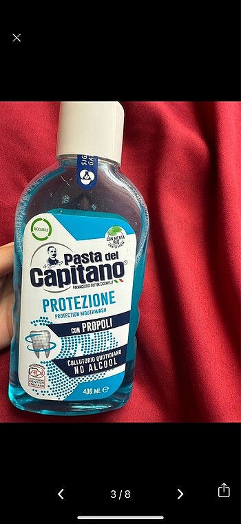 Beden Pasta del capitano ağız bakım seti 9Çeşit ürün