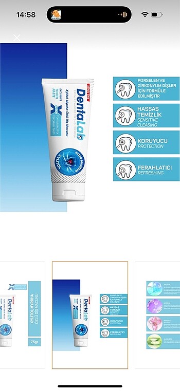 Diğer Dentalab diş macun bakım seti