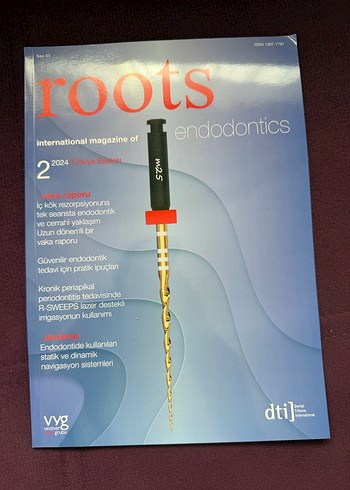 Roots Endodontics Dergisi diş hekimliği dergisi 3 adet