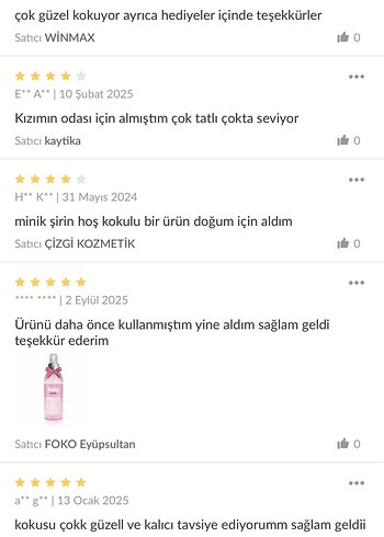 Beden Eyüp Sabri Tuncer Baby Pink Bebek Kolonyası 150 ml