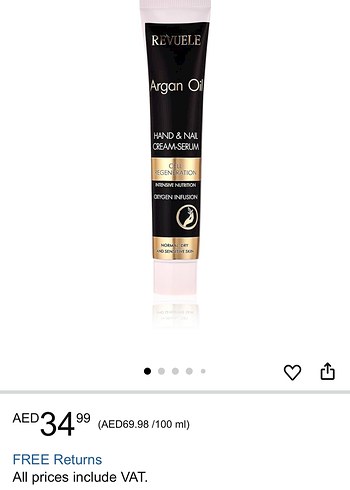 Diğer Revuele Argan Oil El ve Tırnak Kremi
