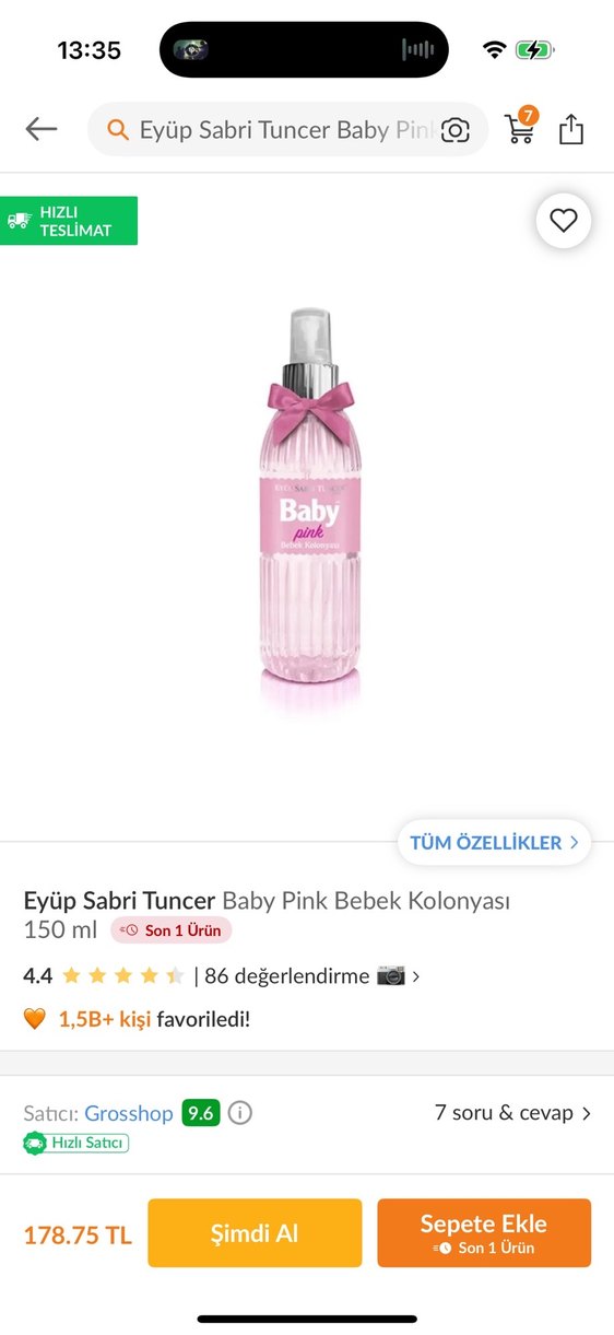 Baby Pembe Kadın Parfümü - Görsel 5