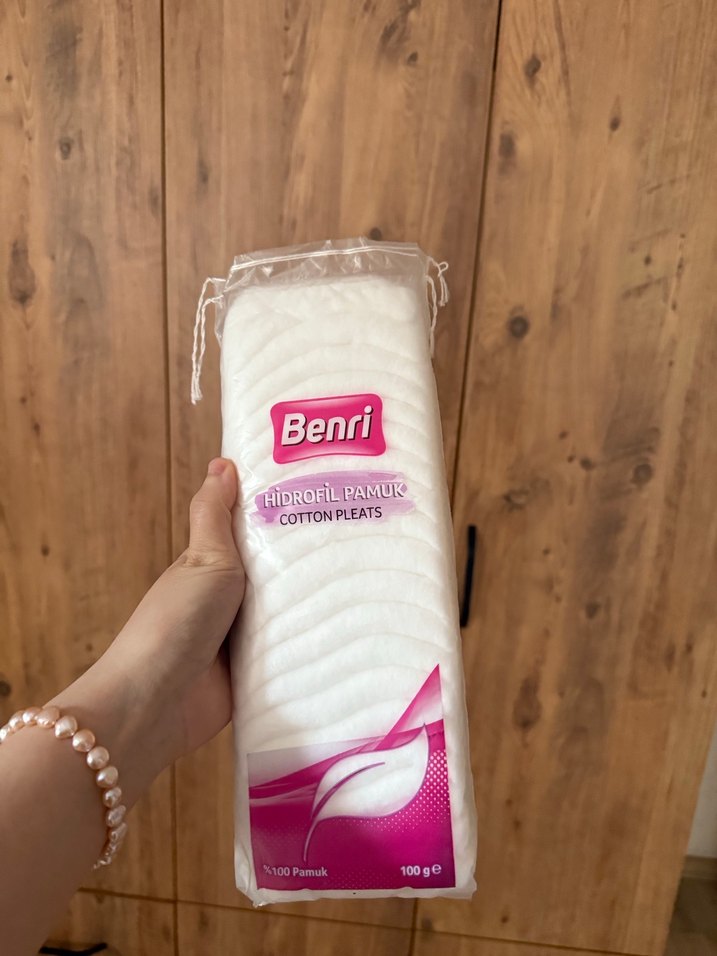 Benri Pamuk makyaj temizleme 100g - Görsel 3