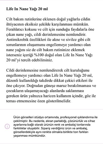 Life In Limon Yağı 20 ml Doğal Bakım Yağı - Görsel 9