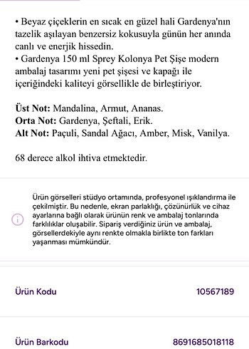 Eyüp Sabri Tuncer Gardenya Sprey Kolonya 150 ml - Görsel 2