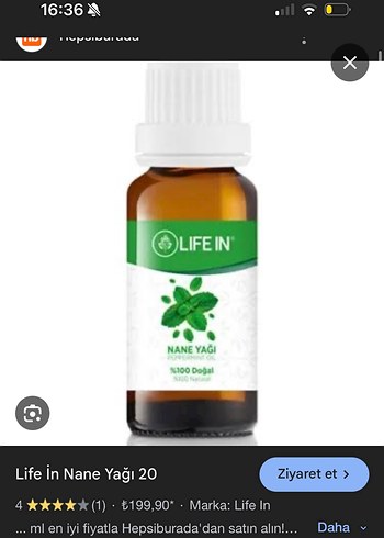 Life In Limon Yağı 20 ml Bakım Yağı - Görsel 2