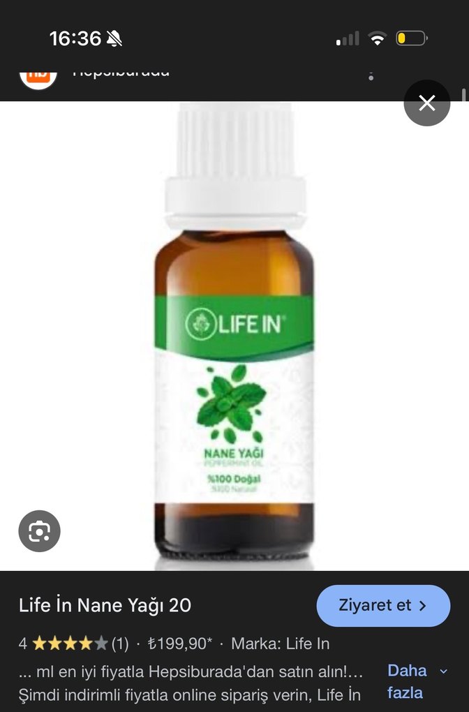 Life In Limon Yağı 20 ml Bakım Yağı - Görsel 2