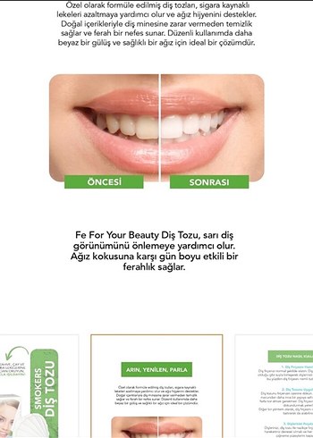 FE Smokers Diş Tozu 50 gr - Görsel 2