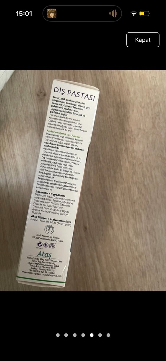 FE Smokers Diş Tozu 50 gr - Görsel 4