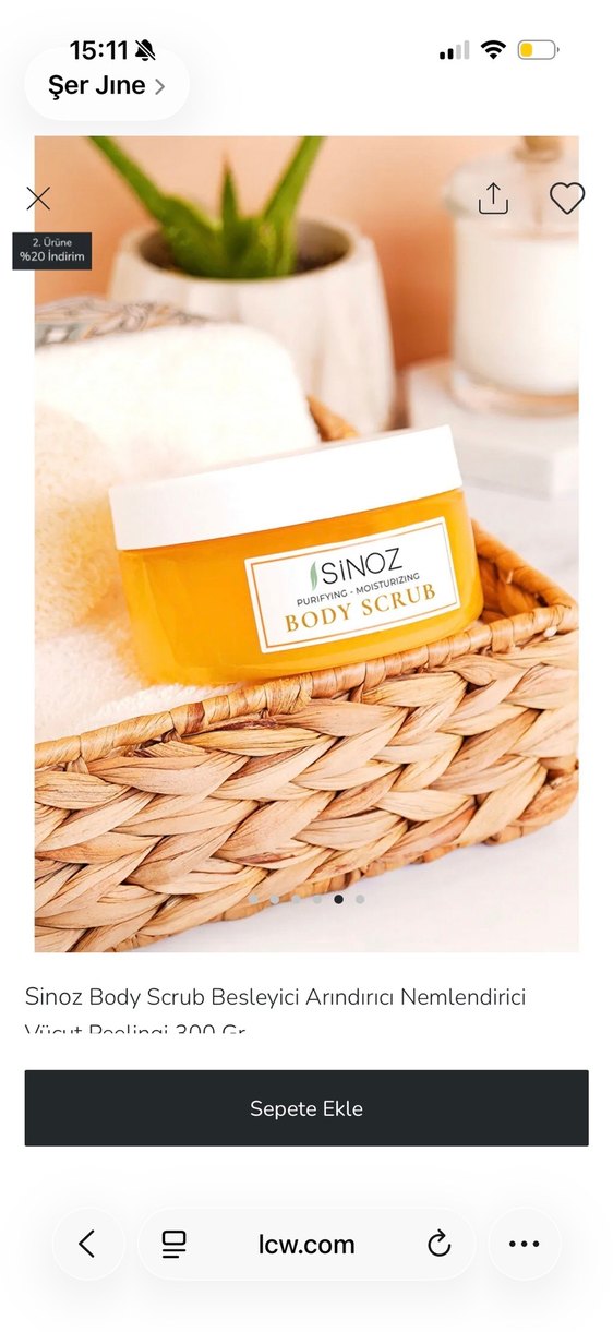 Sinoz Besleyici Vücut Peelingi 200 gr - Görsel 4