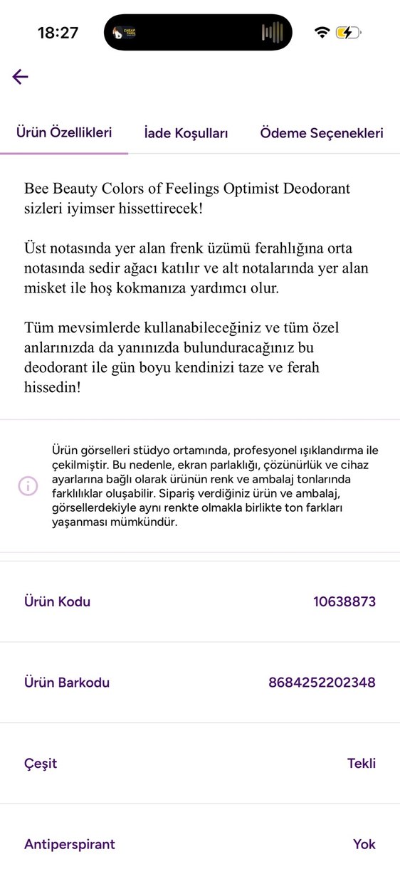 Bee Beauty Colors of Feelings Optimist Kadın Deodorant 150 ml - Görsel 3