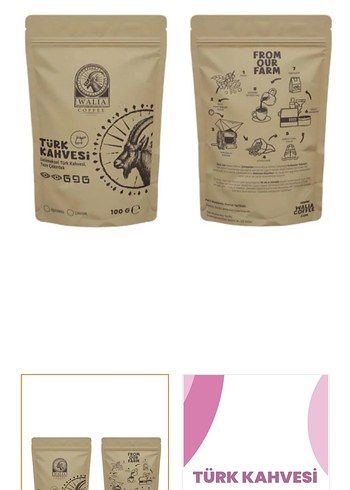 2 adet harika fiyat Camel Renkli Türk Kahvesi Paket - Görsel 2