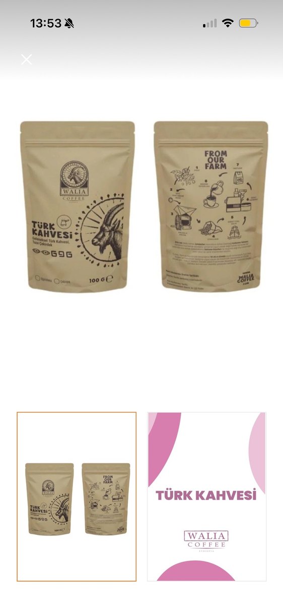 2 adet harika fiyat Camel Renkli Türk Kahvesi Paket - Görsel 2