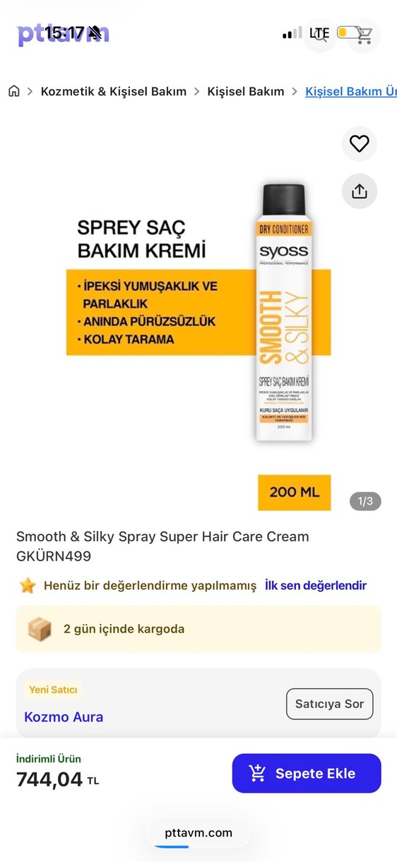 Syoss Sprey Saç Bakım Kremi 200ml - Görsel 4