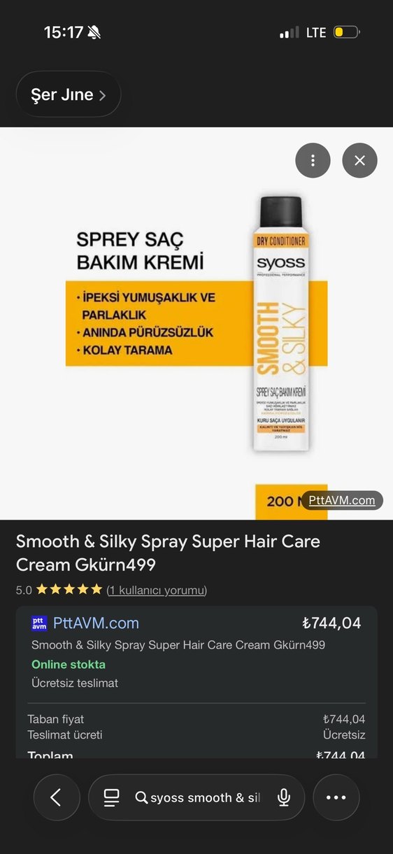 Syoss Sprey Saç Bakım Kremi 200ml - Görsel 5