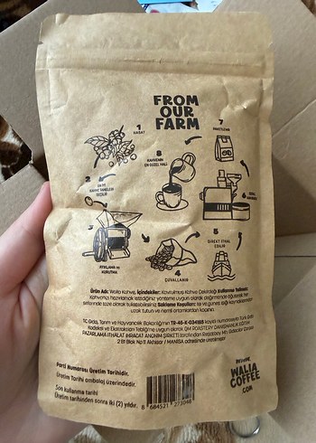 Walia Türk Kahvesi 100g Çekirdek - Görsel 2