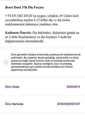 Benri Hijyenik Ped Normal Çoklu 26'lı - Görsel 3