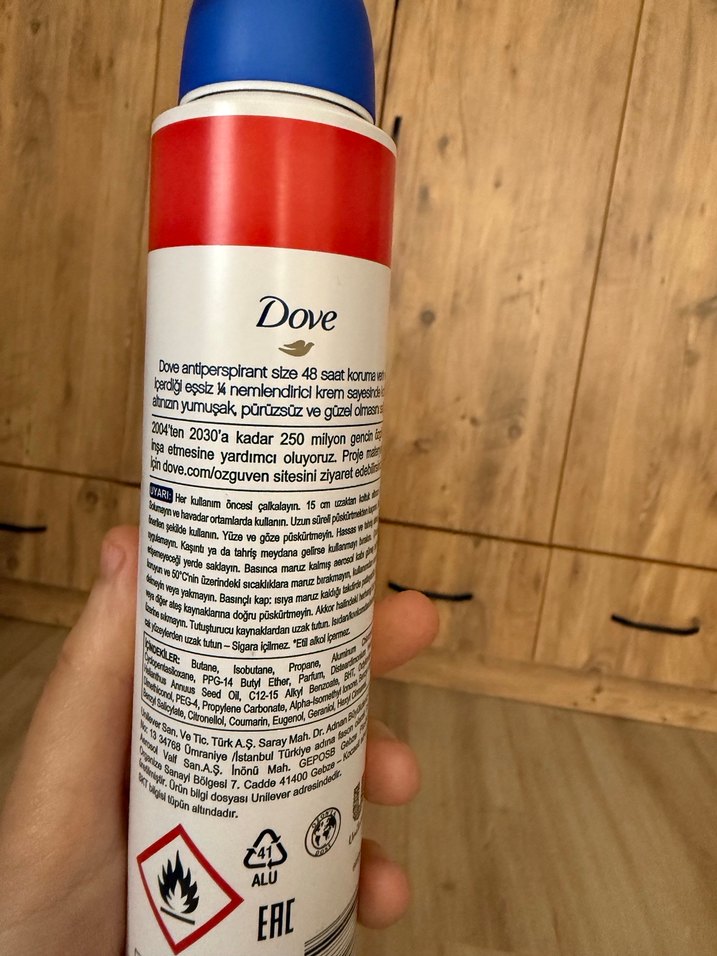 Dove  (az var )ve bee bauty (sıfır )Original Kadın Deodorant - Görsel 3