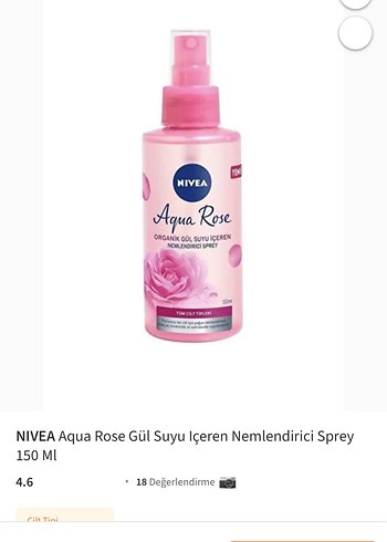 NIVEA Aqua Rose Yüz Spreyi Nemlendirici - Görsel 5