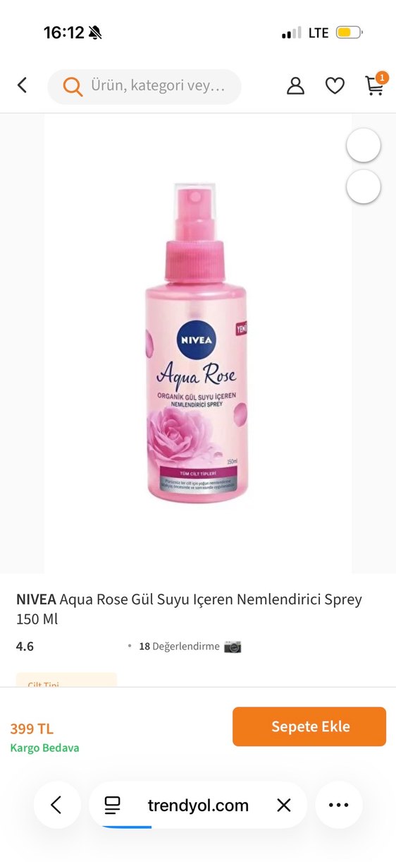 NIVEA Aqua Rose Yüz Spreyi Nemlendirici - Görsel 5