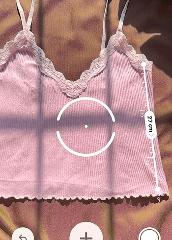Stradivarius Pembe Dantel Detaylı Midi Bralet