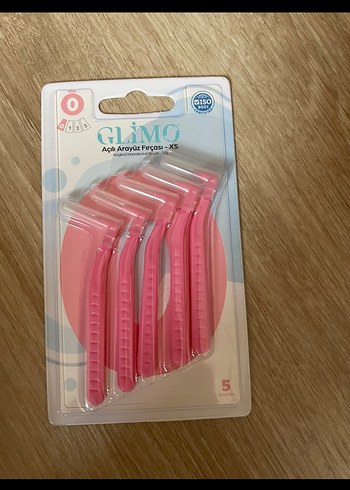 Diğer Glimo Acılı Arayüz Fırçası xSmall 5'li Pembe