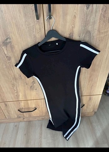 Siyah Kısa Kollu Mini Tulum