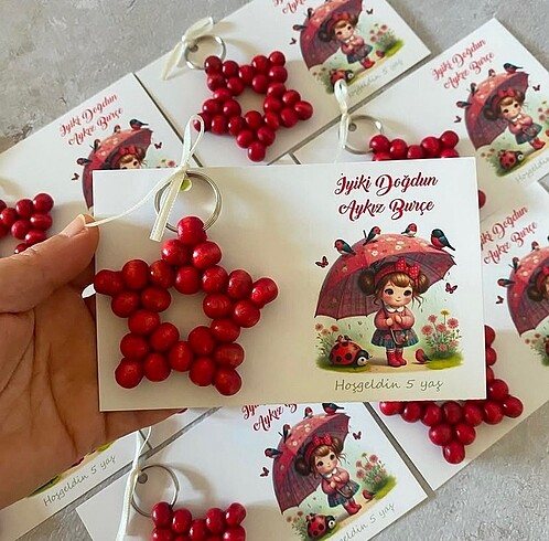 Beden Renk Yıldız anahtarlık