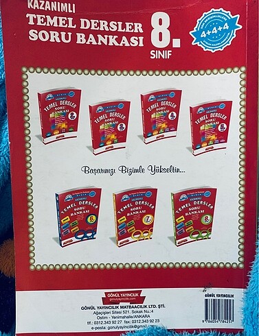  Gönül Yayıncılık Tüm Dersler Soru Bankası (8.Sınıf)