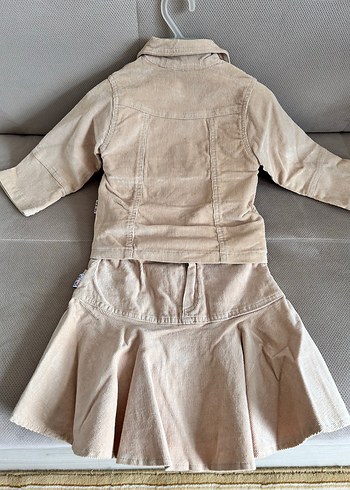 Nakışlı Bej Kız Çocuk Bohem Takım - Görsel 2