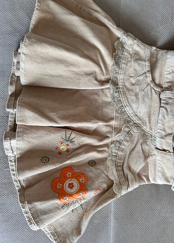 Nakışlı Bej Kız Çocuk Bohem Takım - Görsel 4