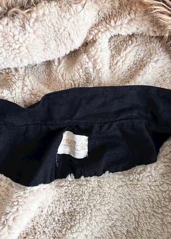 Siyah Uzun Kadın Mont - Görsel 4