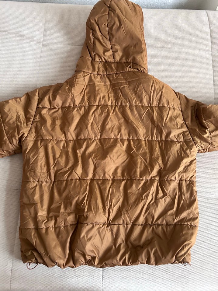 Rodijeans Kadın Kahverengi Kapüşonlu Kışlık Mont - Görsel 2