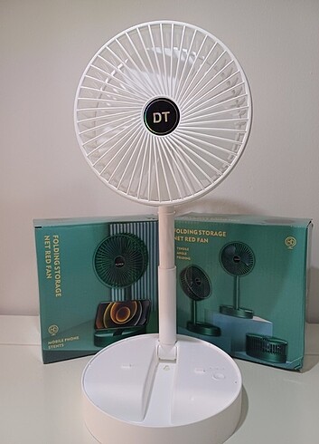 Taşınabilir şarjlı sessiz masa vantilatörü - Görsel 3