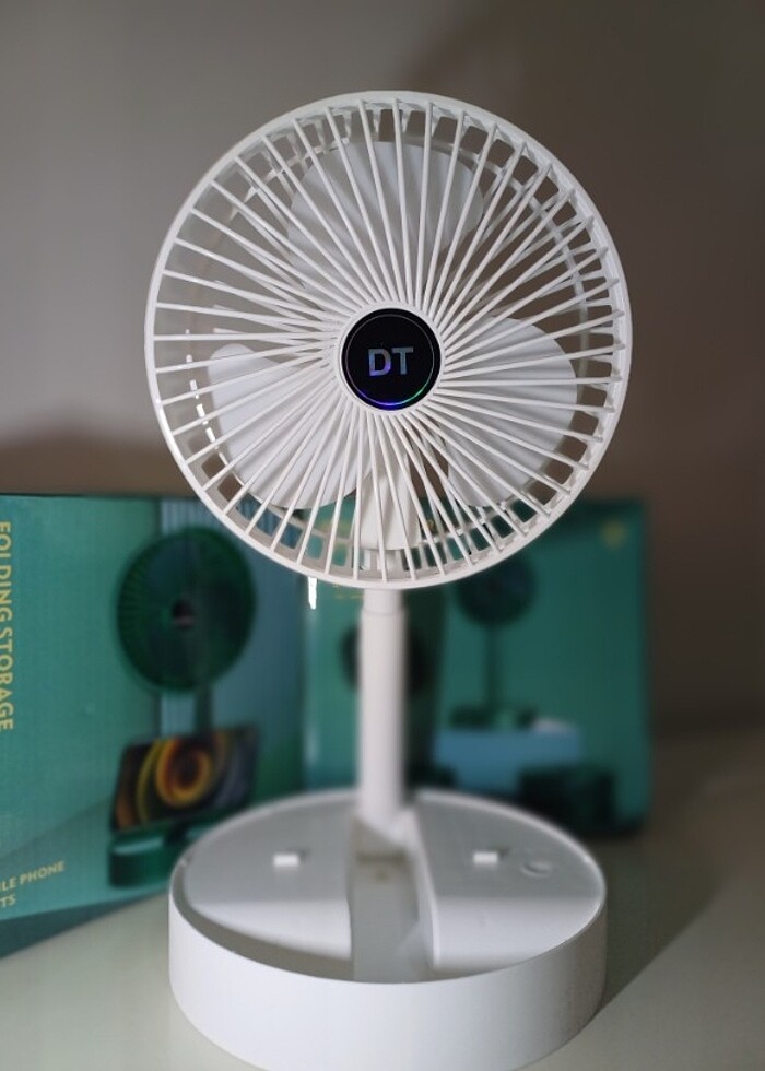 Taşınabilir şarjlı sessiz masa vantilatörü - Görsel 5