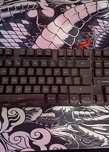 RAMPAGE IŞIKLI OYUNCU KLAVYESİ - Görsel 2