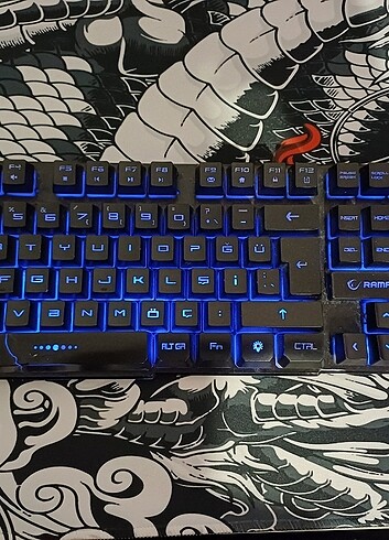 RAMPAGE IŞIKLI OYUNCU KLAVYESİ - Görsel 3