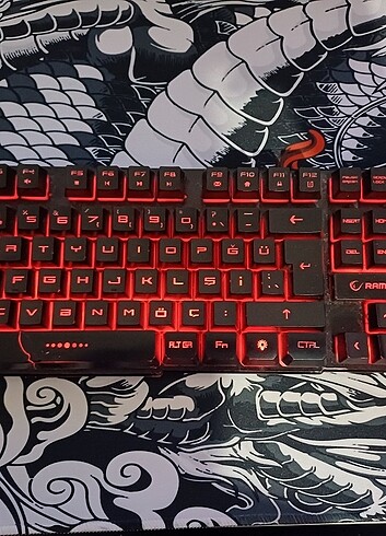 RAMPAGE IŞIKLI OYUNCU KLAVYESİ - Görsel 4
