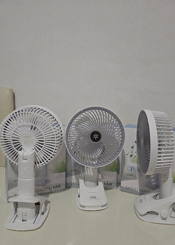 Pratik Şarjlı Klipsli Masa Fanı - Görsel 6