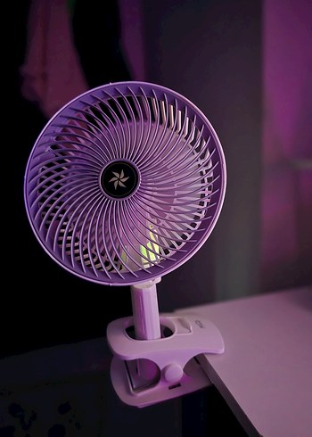 Pratik Şarjlı Klipsli Masa Fanı - Görsel 9