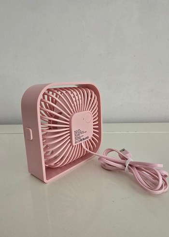 l Pembe Masaüstü Vantilatör - Görsel 5