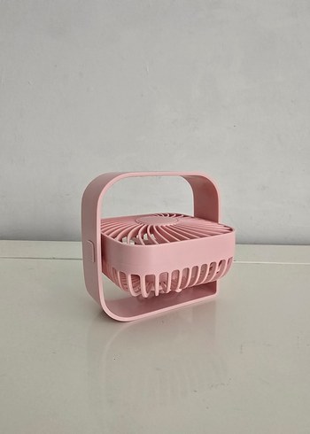 l Pembe Masaüstü Vantilatör - Görsel 4
