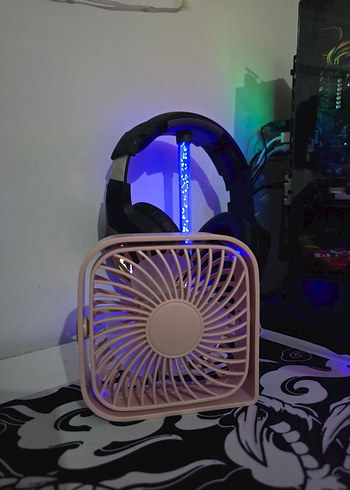 l Pembe Masaüstü Vantilatör - Görsel 6